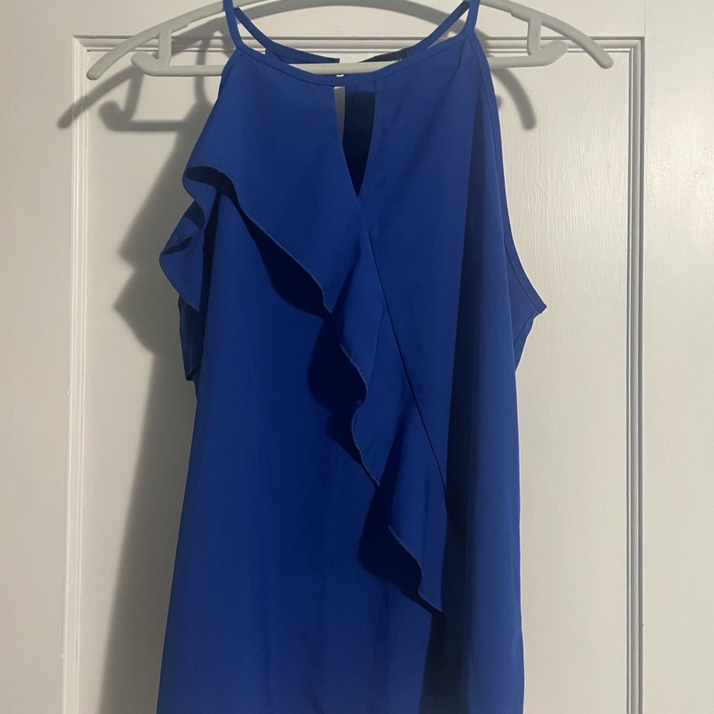 Elegant Blue Women's Top